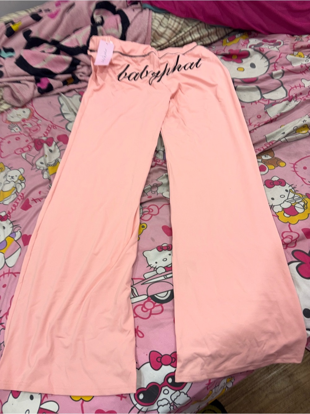🎀🩰BRAND NEW Baby Phat Pink Flare Leggings SIZE 0XL🎀🩰